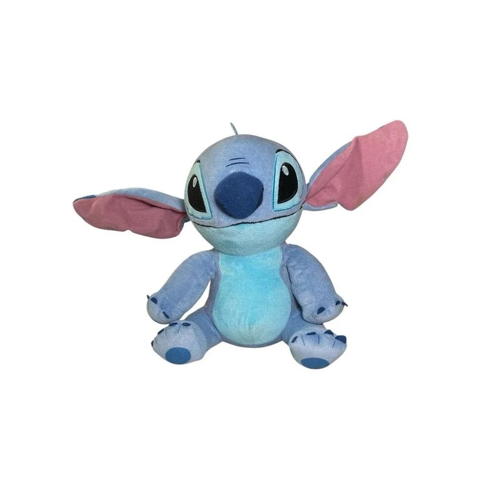 Disney Stitch Plush 12.5” Sitting Lilo & Stitch Blue Stuffed Animal Toy